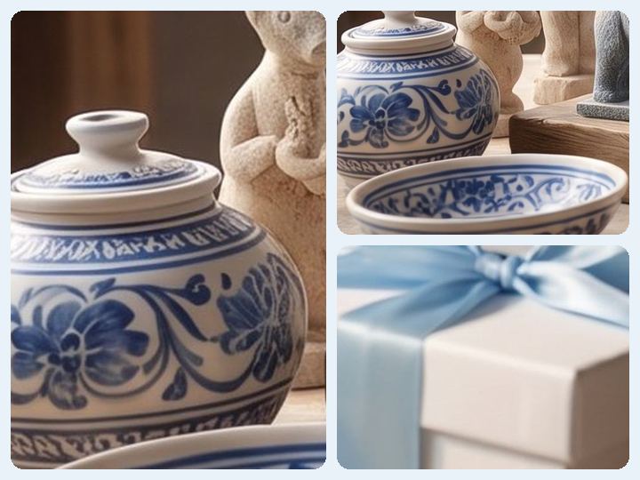 Birthday blue box gift set